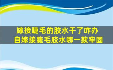 嫁接睫毛的胶水干了咋办 自嫁接睫毛胶水哪一款牢固